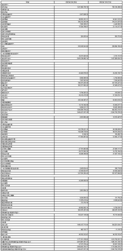 杭州宏华数码科技股份2023第三季度报告